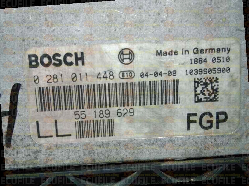 BOSCH EDC16C9-3.21 0281011448 OPEL VAUXHALL 55189629 LL EEPROM 95160
