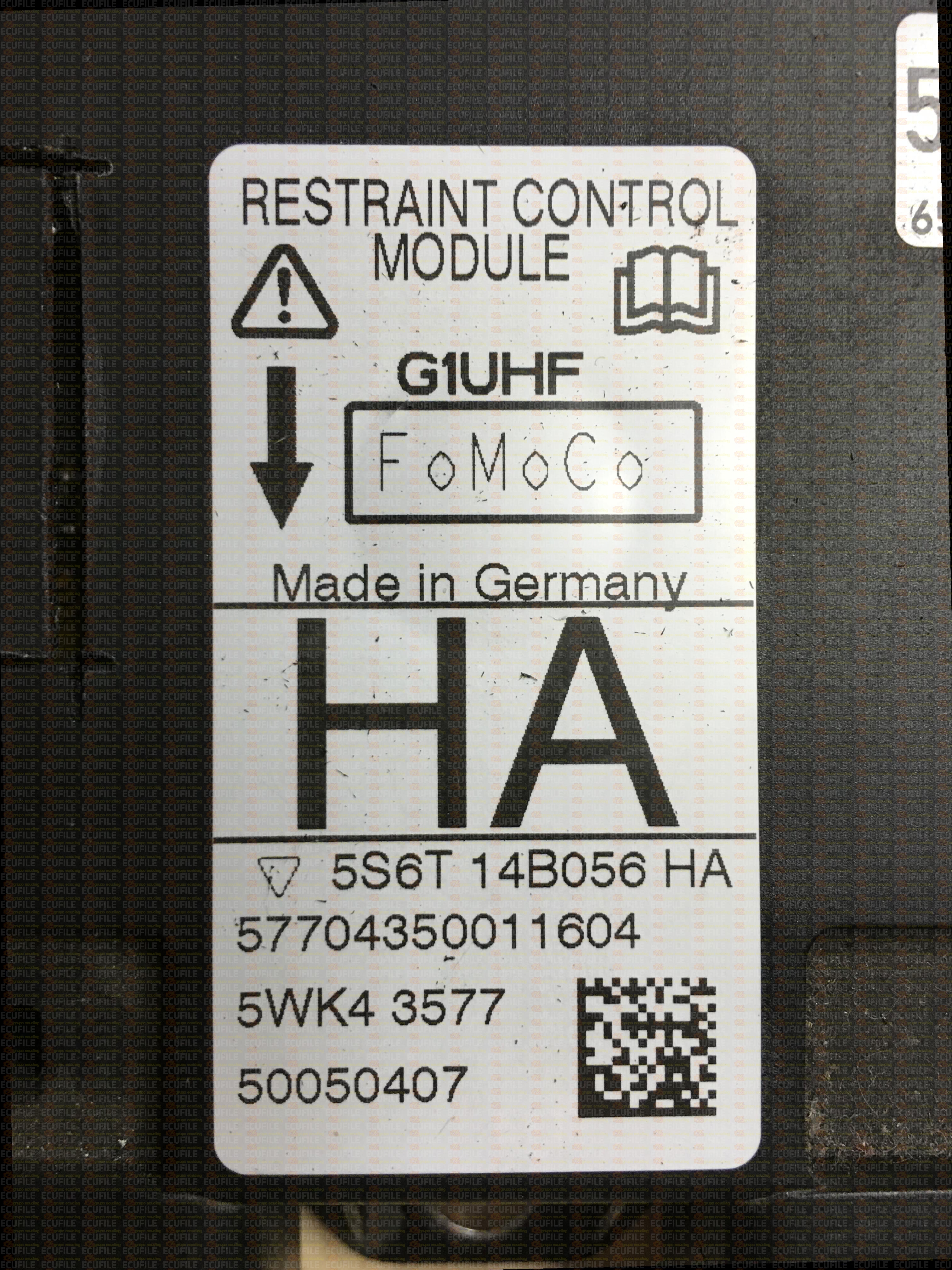 SIEMENS 5WK43577 FORD FIESTA 5S6T-14B056-HA