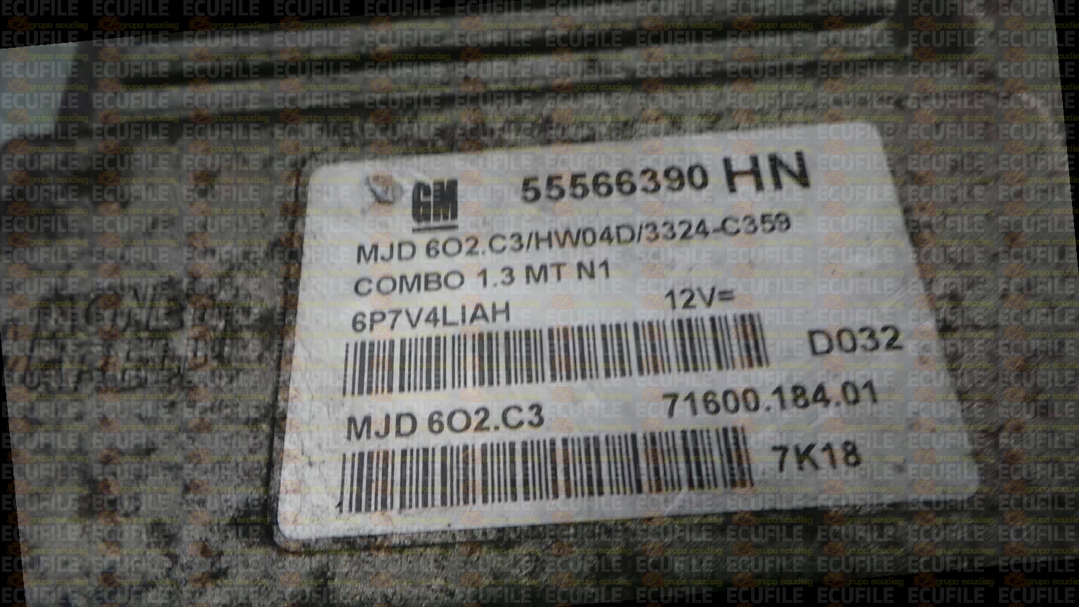 MAGNETI MARELLI MJD 6O2.C3 71600.184.01 OPEL COMBO C 1.3 CDTI 75HP 55566390 HN 3324C359