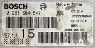 BOSCH ME7.4.4 0261S04547 PSA 3600110102 EEPROM 95160