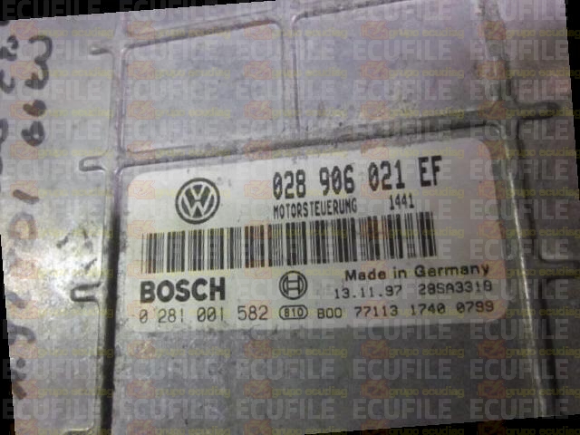 BOSCH EDCMSA15.5-7.1 0281001582 SEAT TOLEDO I 1.9 TDI 110HP 028906021EF 1441