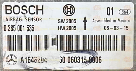 BOSCH 0285001535 MERCEDES W164 ML A1648204326 EEPROM 95640