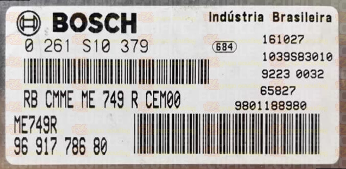 BOSCH ME7.4.9R 0261S10379 PSA 9691778680 EEPROM 95320