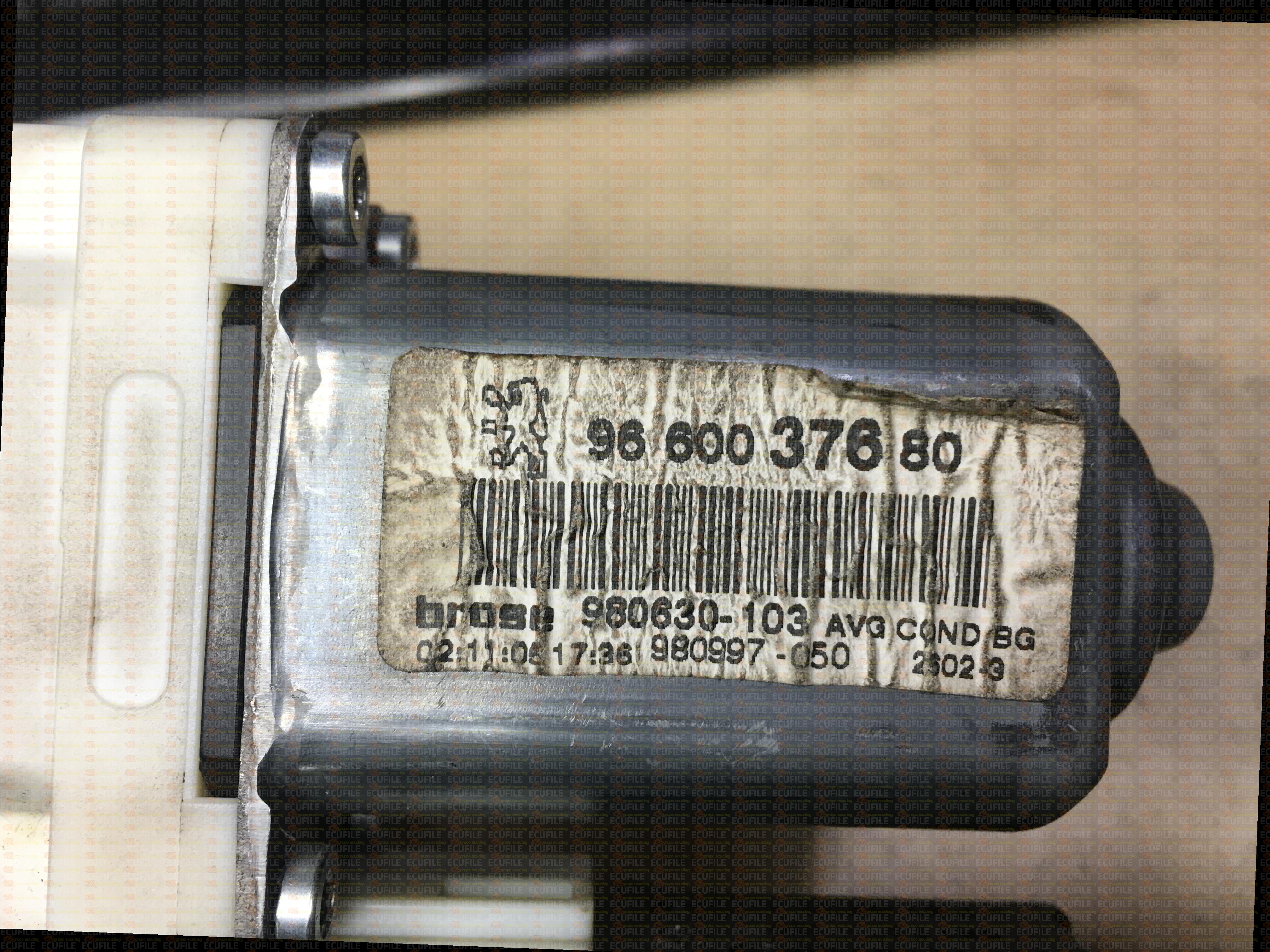 BROSE 996387-103 PEUGEOT 307 CC 9660037680
