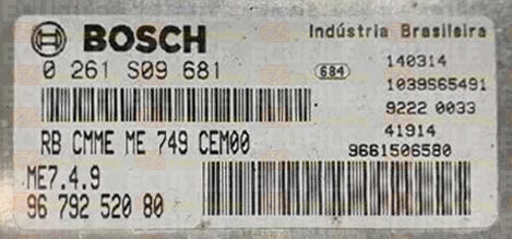 BOSCH ME7.4.9 0261S09681 PSA 9679252080 EEPROM 95320