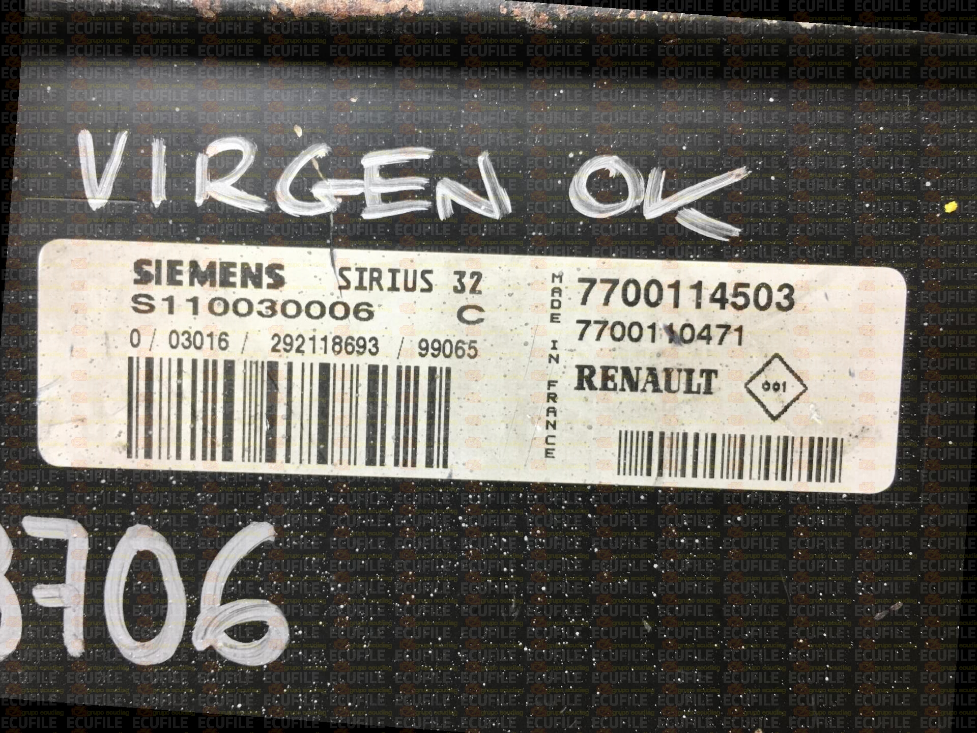 SIEMENS SIRIUS 32 S110030006C RENAULT MEGANE SCENIC I 1.6i 107HP 7700110471 7700114503 8000