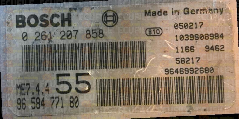 BOSCH ME7.4.4 0261207858 PSA 9658477180 EEPROM 95160
