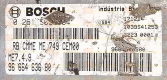 BOSCH ME7.4.9 0261S05004 PSA 9666463680 EEPROM 95320