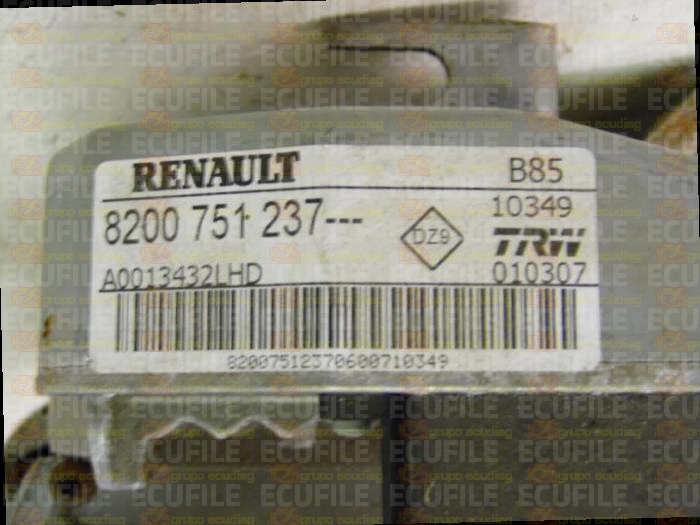 PAS TRW A0013432LHD RENAULT CLIO MODUS 8200751237 8200751237---