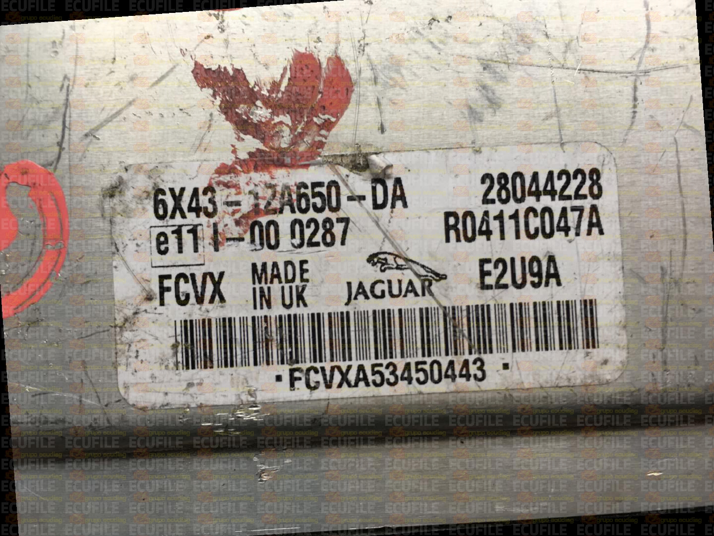 DELPHI E2U9A 28044228 R0411C047A JAGUAR X-TYPE 2.2 D 155HP 6X43-12A650-DA FCVX HJR02_X400_EC07__ZRI_ICA2_pm188