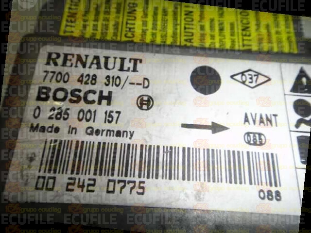 BOSCH AB8.X 0285001157 RENAULT CLIO II 7700428310--D EEPROM HC912B32