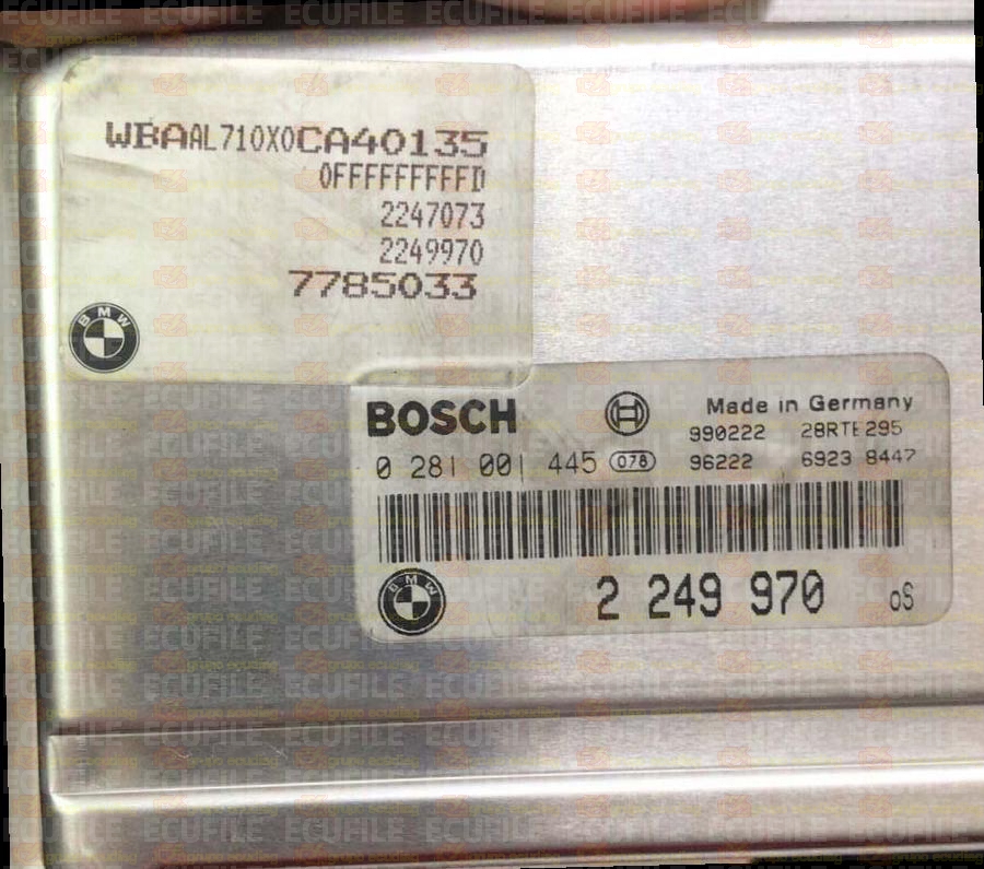 BOSCH EDC15M-6.1 0281001445 BMW E46 320D 2.0D 136HP 2249970 13612249970 520110402998
