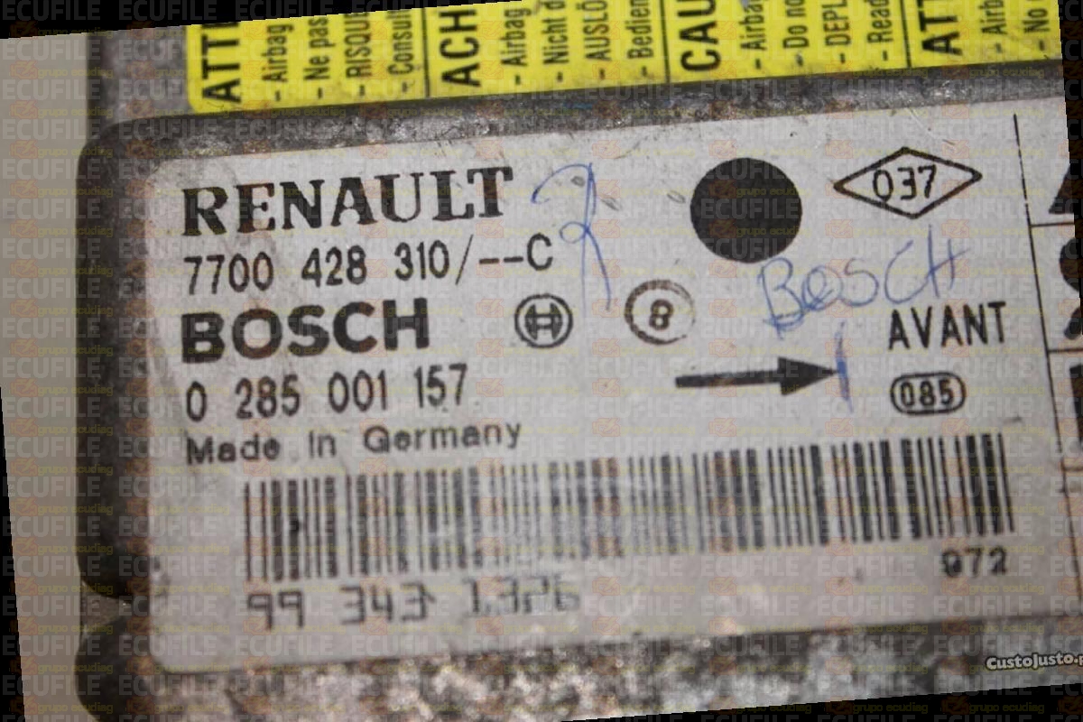BOSCH AB8.X 0285001157 RENAULT CLIO II 7700428310--C