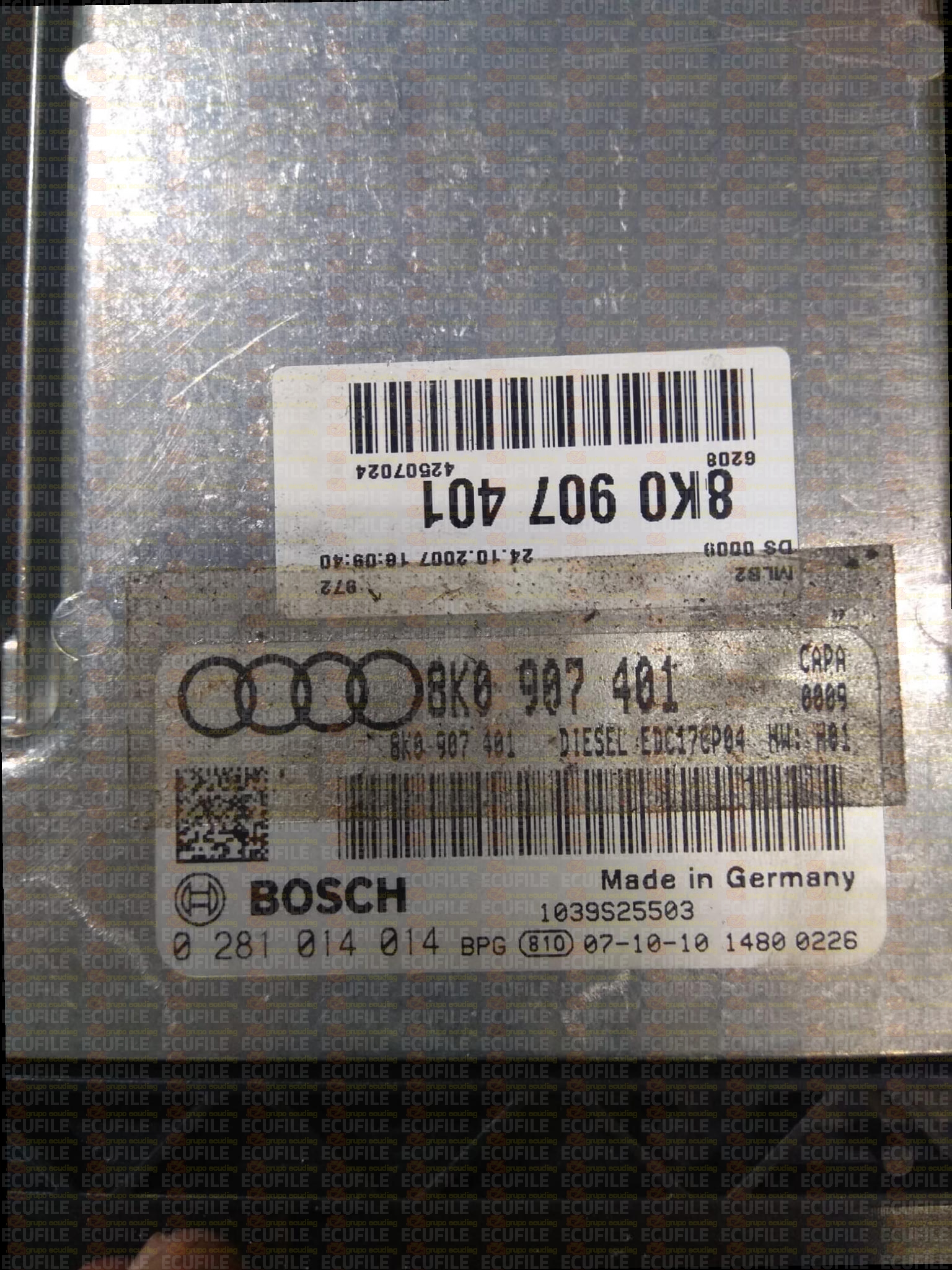 BOSCH EDC17CP04-4.1 0281014014 AUDI A5 3.0 TDI 240HP 8K0907401 1037392904-7000