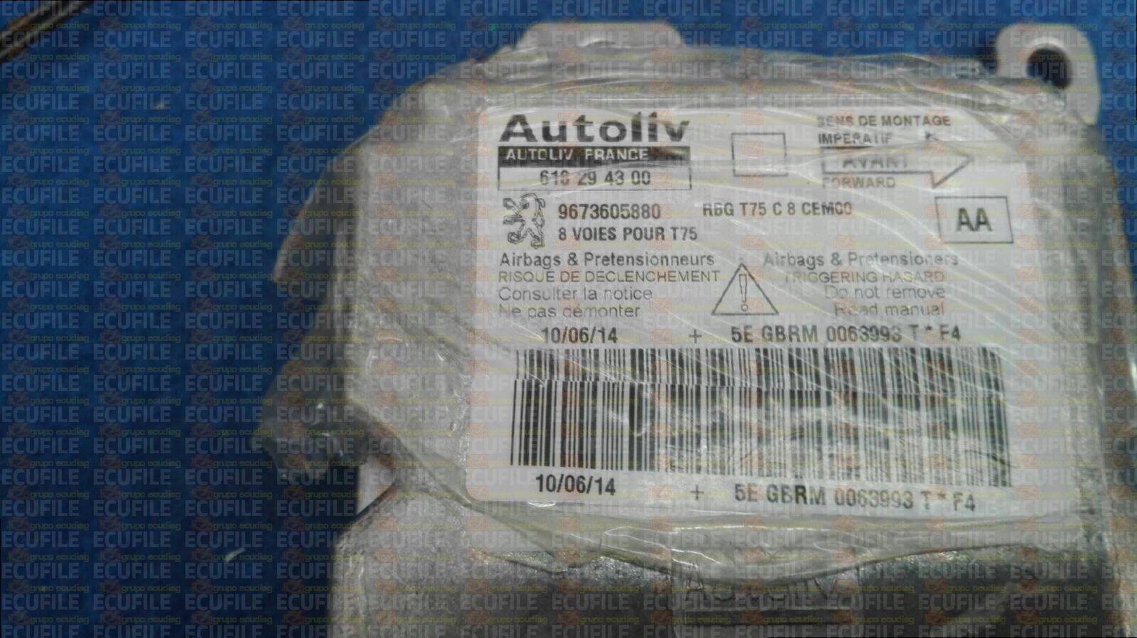 AUTOLIV 618294300 PEUGEOT RCZ 9673605880 AA