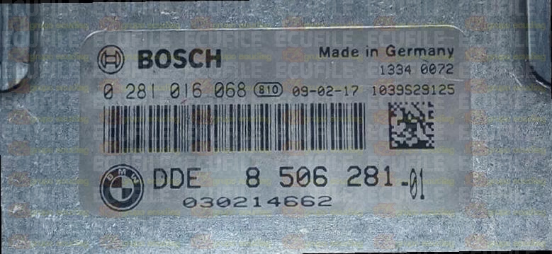 BOSCH EDC17C06-4.11 0281016068 BMW E81 116D 2.0D 115HP 8506281 13618506281 1037507452 - 8516896