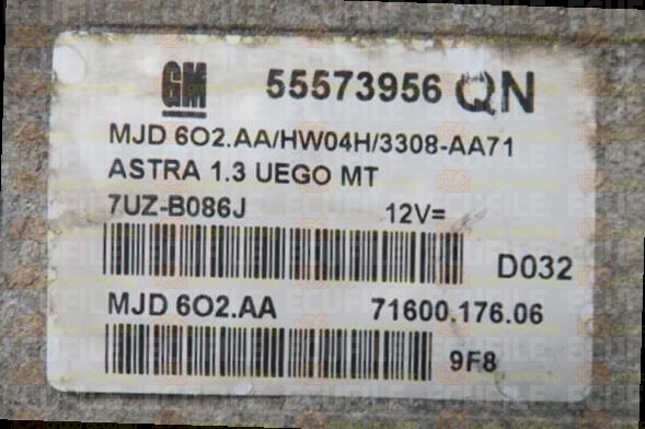 MAGNETI MARELLI MJD 6O2.AA 71600.176.06 OPEL ASTRA H 1.3 CDTI 90HP 55573956 QN 3308AA71