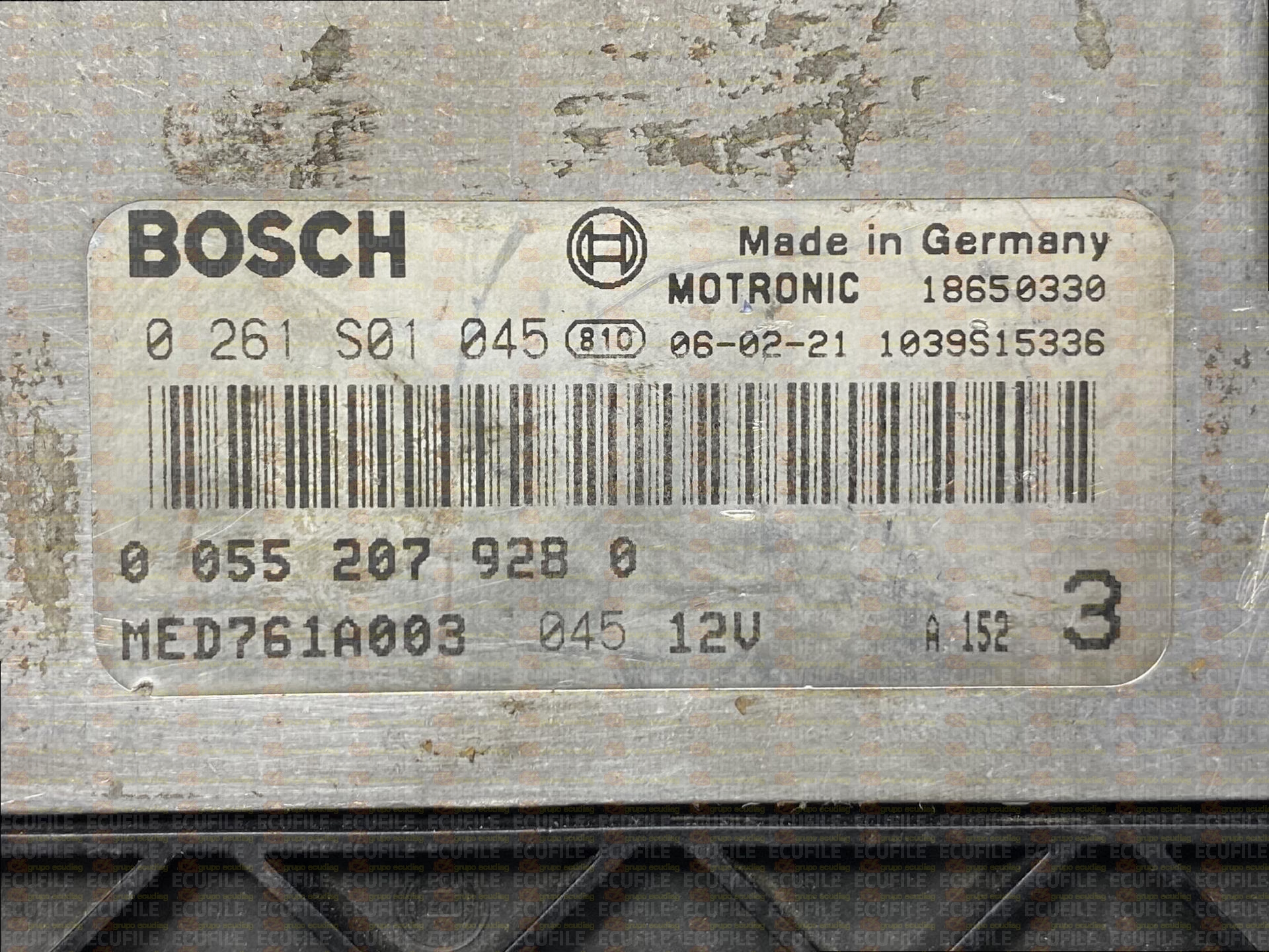 BOSCH MED7.6.1 0261S01045 ALFA-ROMEO 159 BRERA 2.2 JTS 185HP 55207928 00552079280 1037383243