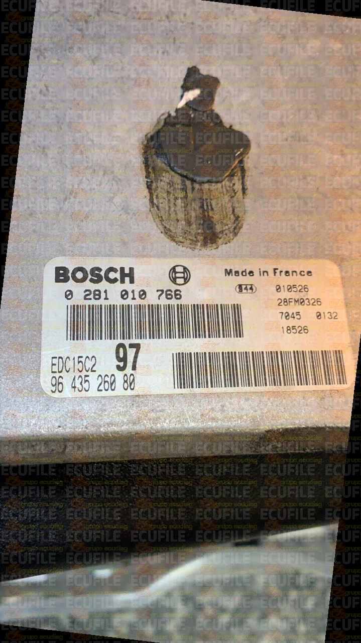 BOSCH EDC15C2-11.1 0281010766 CITROEN XSARA PICASSO 2.0 HDI 9643526080 1037353612