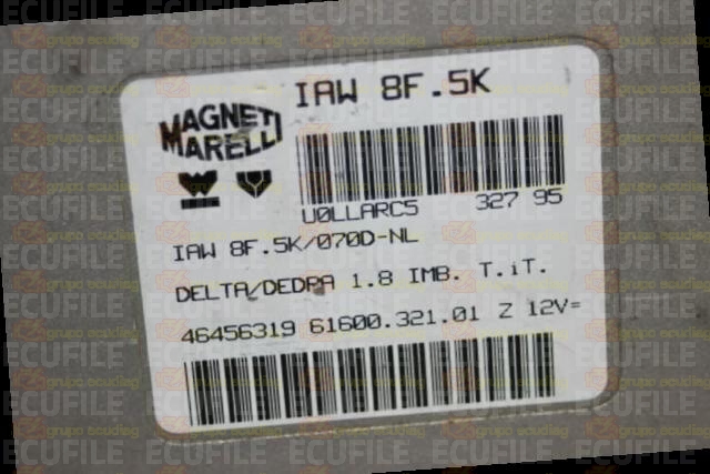 MAGNETI MARELLI IAW 8F.5K 61600.321.01 LANCIA DELTA DEDRA 1.8i 46456319 EEPROM MC68HC11F1