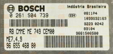 BOSCH ME7.4.9 0261S04739 PSA 9665546880 EEPROM 95320