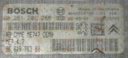 BOSCH ME7.4.7 0261208266 PSA 9661976380 EEPROM 95320