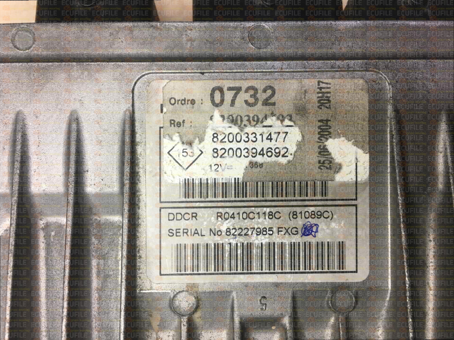 DELPHI TRW DDCR R0410C118C 81089C RENAULT KANGOO I 1.5 DCI 82HP 8200331477 8200394692 - 0483