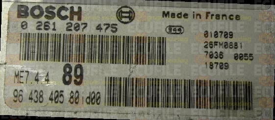 BOSCH ME7.4.4 0261207475 PSA 9643840580 EEPROM 95160