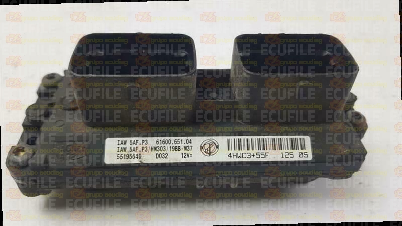 MAGNETI MARELLI IAW 5AF.P3 61600.651.04 FIAT 55195640 HW303 EEPROM 95160