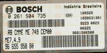 BOSCH ME7.4.9 0261S04735 PSA 9665595880 EEPROM 95320