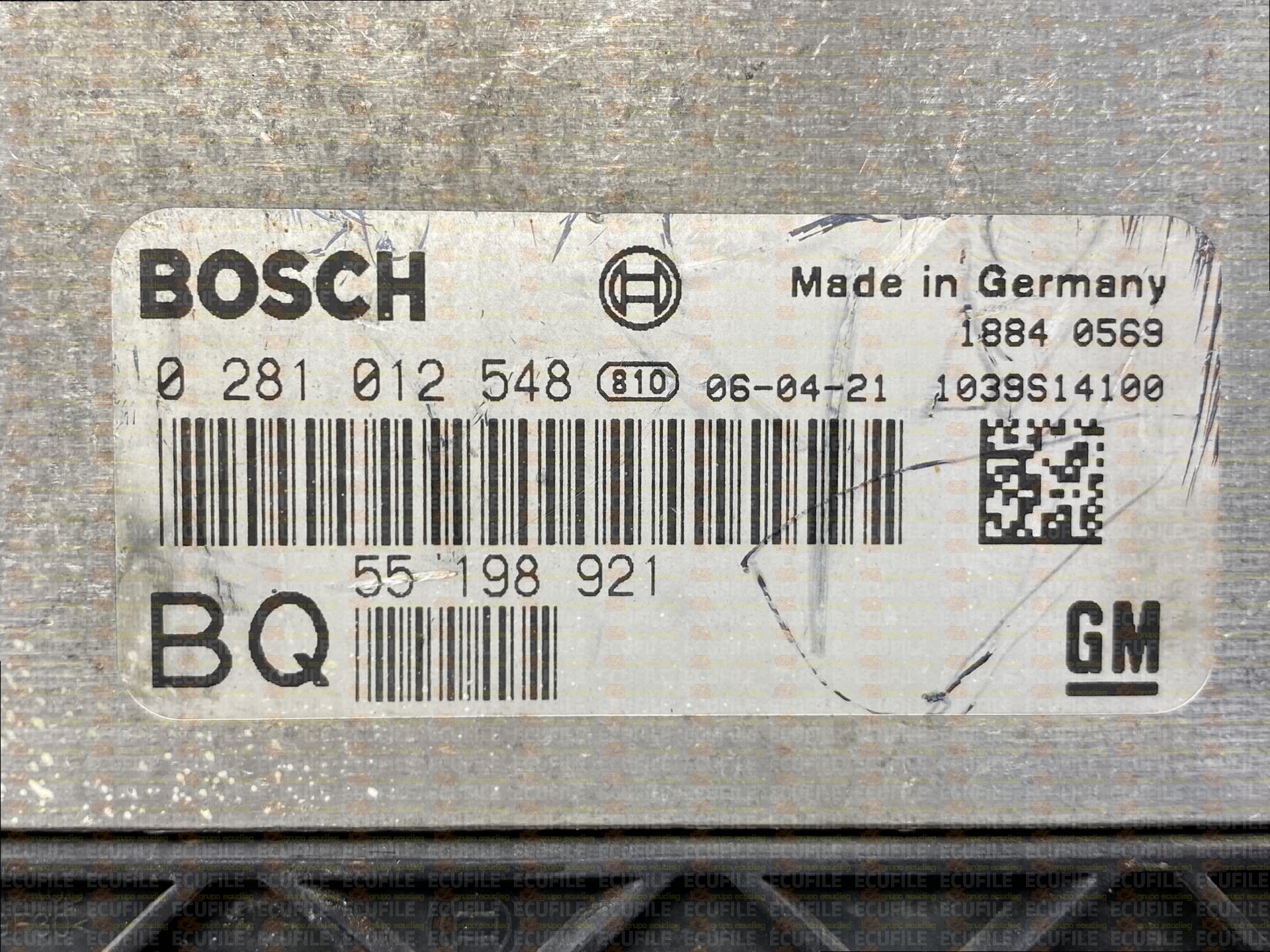 BOSCH EDC16C9-3.22 0281012548 OPEL ASTRA III H 1.9 CDTI 120HP 55198921 BQ 1037379085