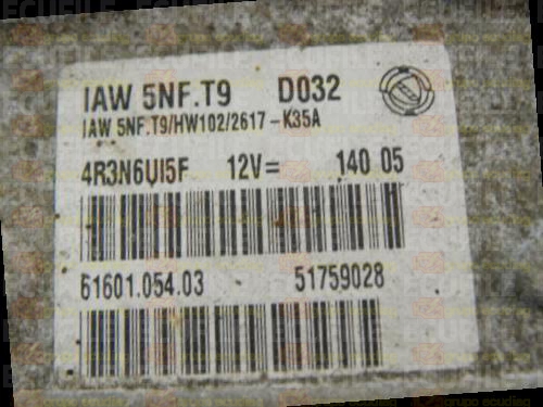 MAGNETI MARELLI IAW 5NF.T9 61601.054.03 FIAT STILO 1.6i 51759028 HW102 EEPROM 95160