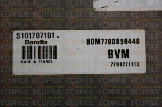 SIEMENS FENIX S101707101A RENAULT 7700271113 HOM7700850440 EEPROM MC68HC11