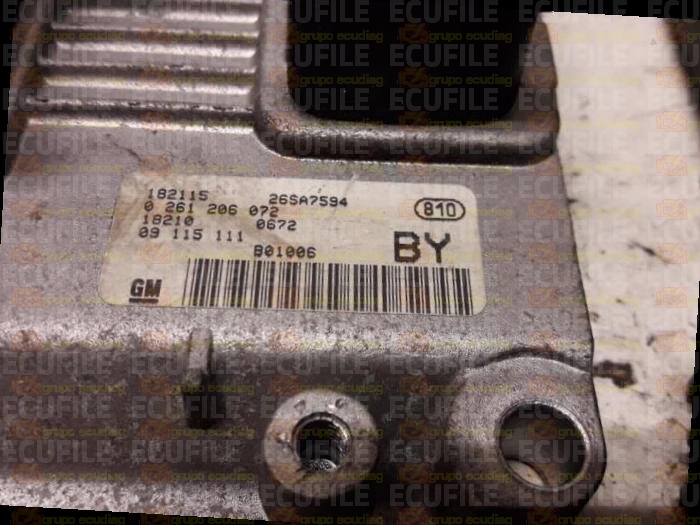 BOSCH ME1.5.5 0261206072 OPEL CORSA III C 1.0i 58HP 09115111 BY 1037360742