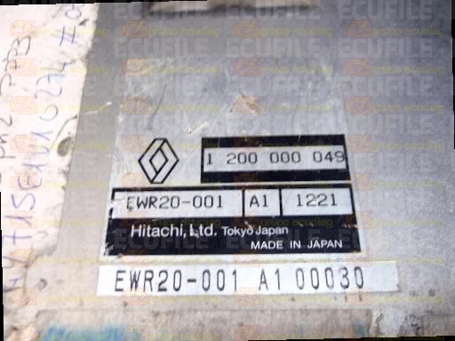 HITACHI HI-EWR20 EWR20-001 A1 1221 RENAULT VELSATIS I 3.5i V6 24V 240HP 1200000049 EEPROM 93C66