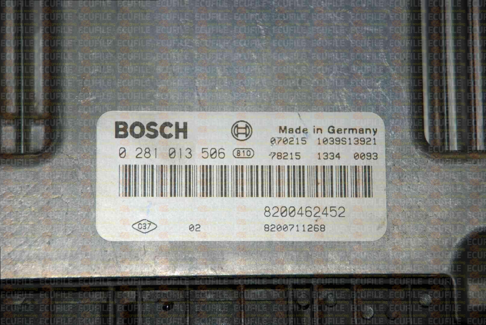 BOSCH EDC16CP33-6.1 0281013506 RENAULT MEGANE II SCENIC 2.0 DCI 150HP 8200462452 8200711268 1037382402-8200744636