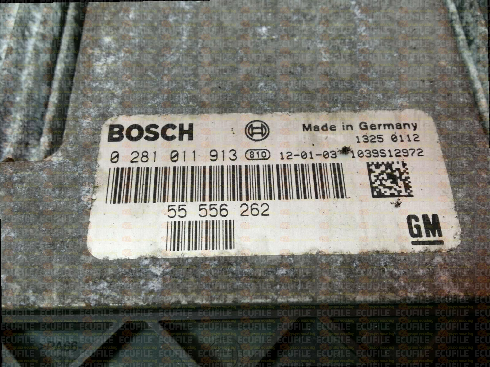 BOSCH EDC16C9-3.12 0281011913 OPEL VAUXHALL 55556262 EEPROM 95160