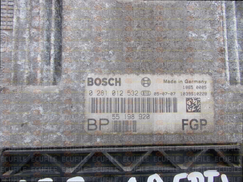 BOSCH EDC16C9-3.12 0281012532 OPEL VAUXHALL 55198920 BP EEPROM 95160