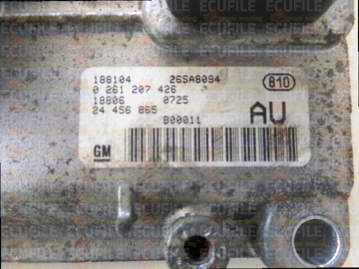 BOSCH ME7.6H4 0261207426 OPEL AGILA I A 1.2i 75HP 24456865 AU 1037367029