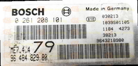 BOSCH ME7.4.4 0261208101 PSA 9648482980 EEPROM 95160