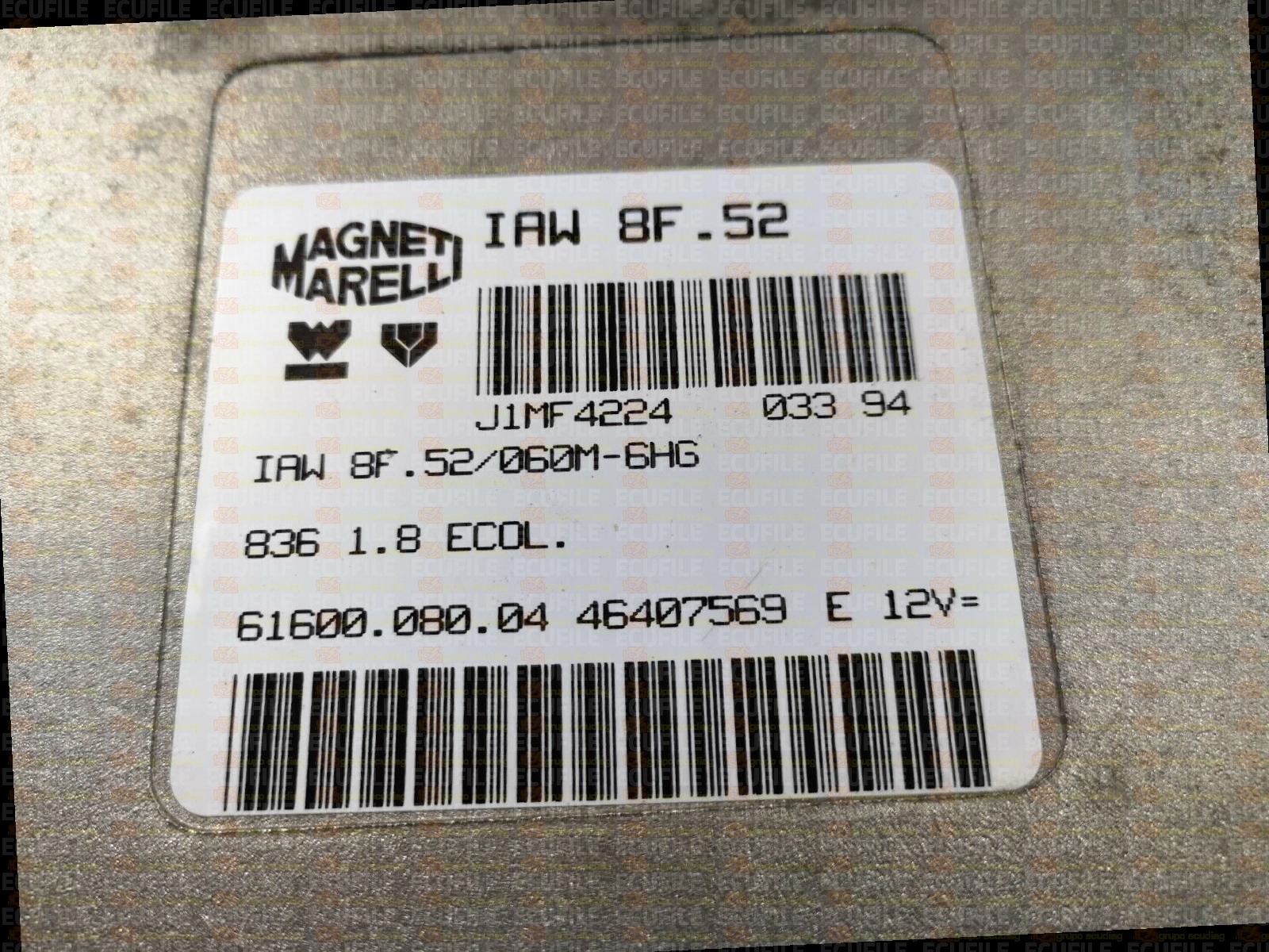 MAGNETI MARELLI IAW 8F.52 61600.080.04 LANCIA DELTA 1.8i 46407569 EEPROM MC68HC11F1