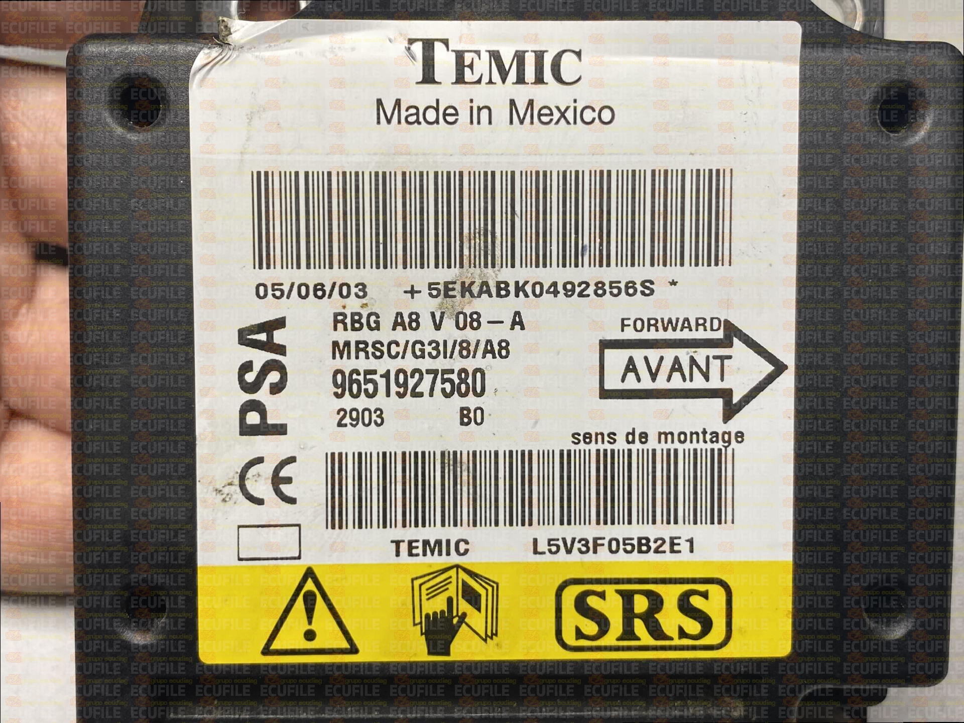 TEMIC 2903B0 CITROEN C3 9651927580