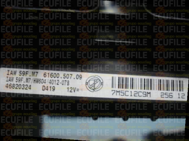 MAGNETI MARELLI IAW 59F.M7 61600.507.09 FIAT 600 1.2i 46820324 HW604 401207B