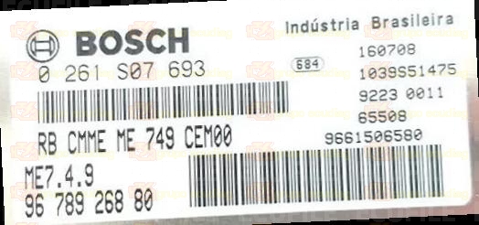 BOSCH ME7.4.9 0261S07693 PSA 9678926880 EEPROM 95320