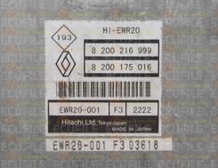HITACHI HI-EWR20 EWR20-001 F3 2222 RENAULT VELSATIS I 3.5i V6 24V 240HP 8200175016 8200216999 EEPROM 93C66