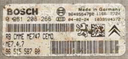 BOSCH ME7.4.7 0261208266 PSA 9651558780 EEPROM 95320