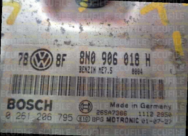 BOSCH ME7.5 0261206795 AUDI TT 1.8T 225HP 8N0906018H 1037360313-0004