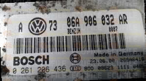 BOSCH ME7.5 0261206436 VOLKSWAGEN GOLF IV 1.8T GTI 150HP 06A906032AR 1037352758-0007
