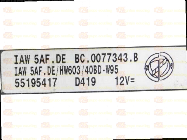 MAGNETI MARELLI IAW 5AF.DE BC.0077343.B FIAT 55195417 HW603 EEPROM 95160