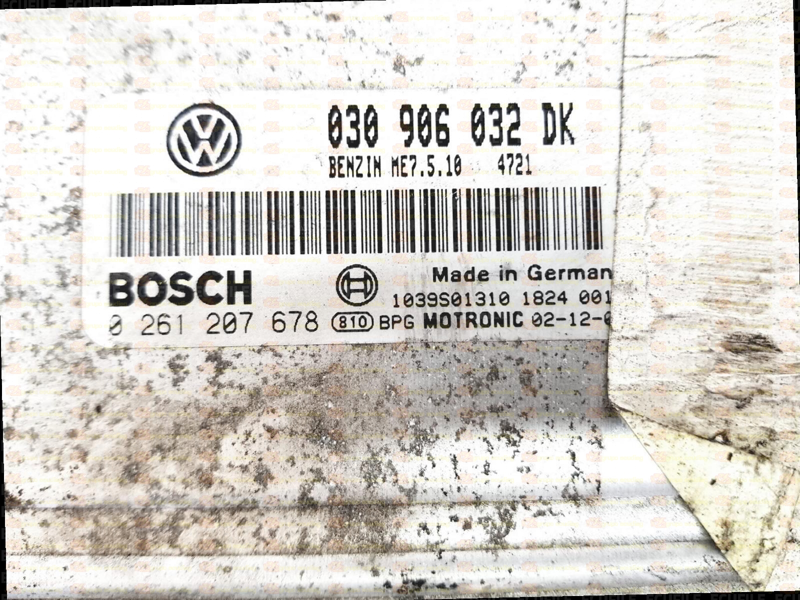 BOSCH ME7.5.10 0261207678 SEAT AROSA I 1.4i 60HP 030906032DK 1037366431-4721